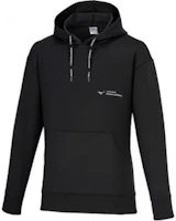 Mizuno Logo Unisex Pullover Hoodie Black Long Sleeve P2MCB065-09 Mizuno Logo Unisex Pullover Hoodie Black Long Sleeve P2MCB065-09