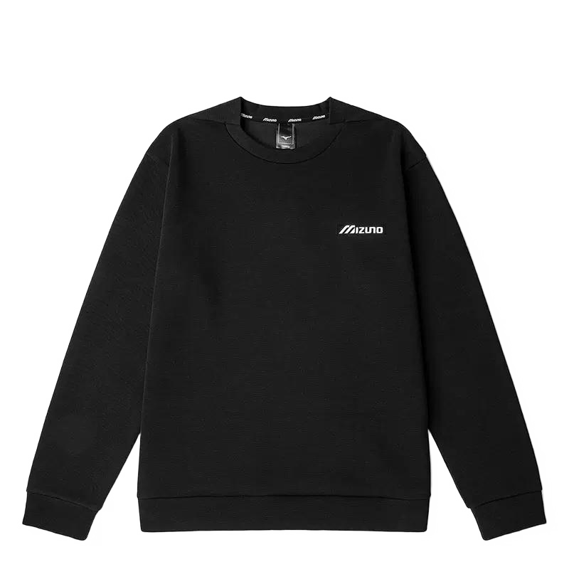 Mizuno Loose Fit Stretch Soft Panel Sweatshirt Black D2CC15D5