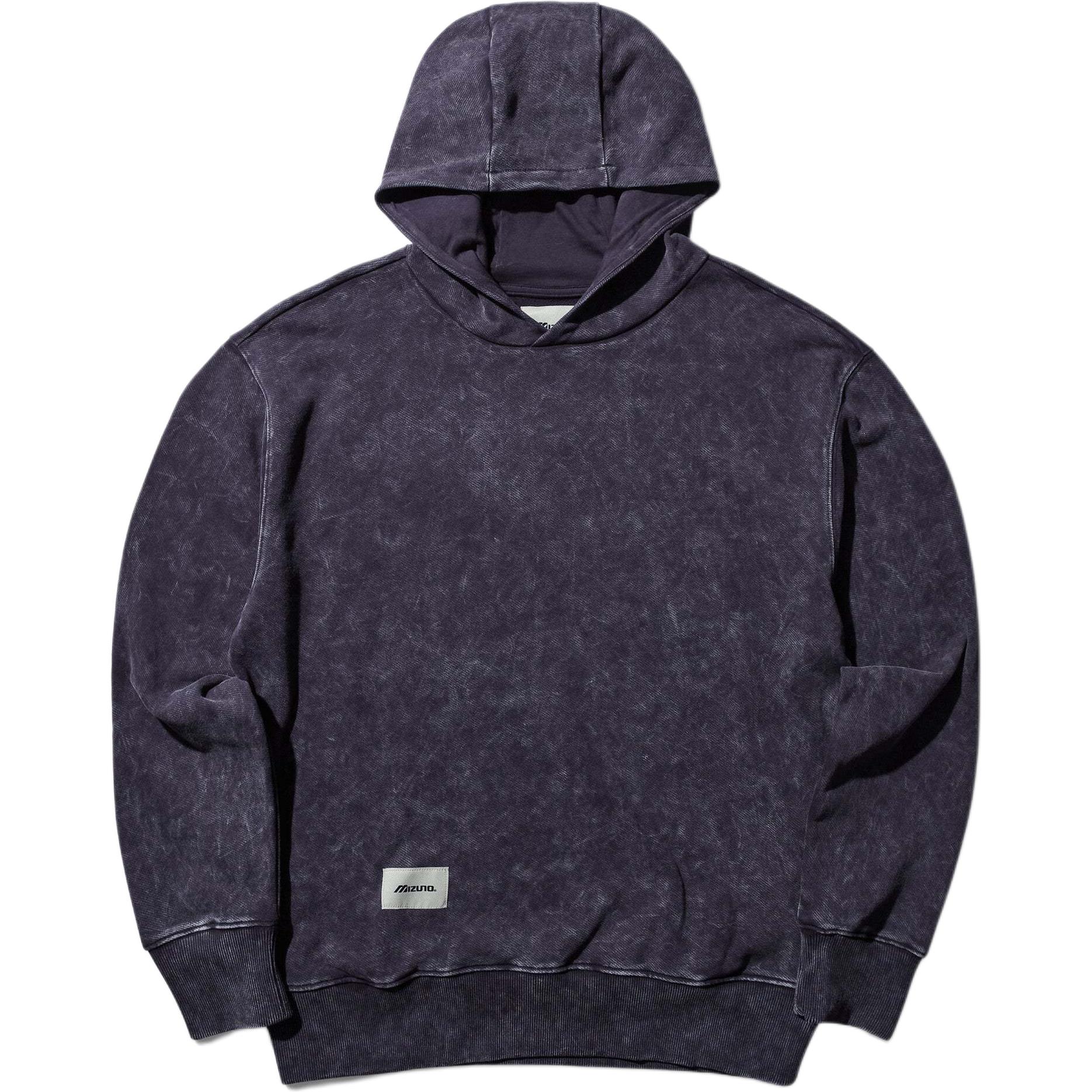 Mizuno Loose Fit Tie-Dye Textured Hoodie Deep Purple D2ECB502-06