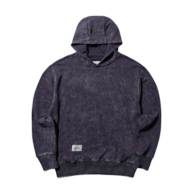 Mizuno Loose Fit Tie-Dye Textured Hoodie Deep Purple D2ECB502-06