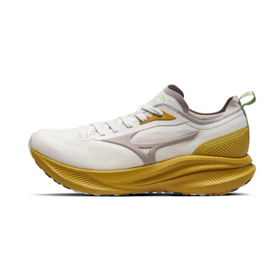 Mizuno Low-Top Running Shoes 'White Yellow'
