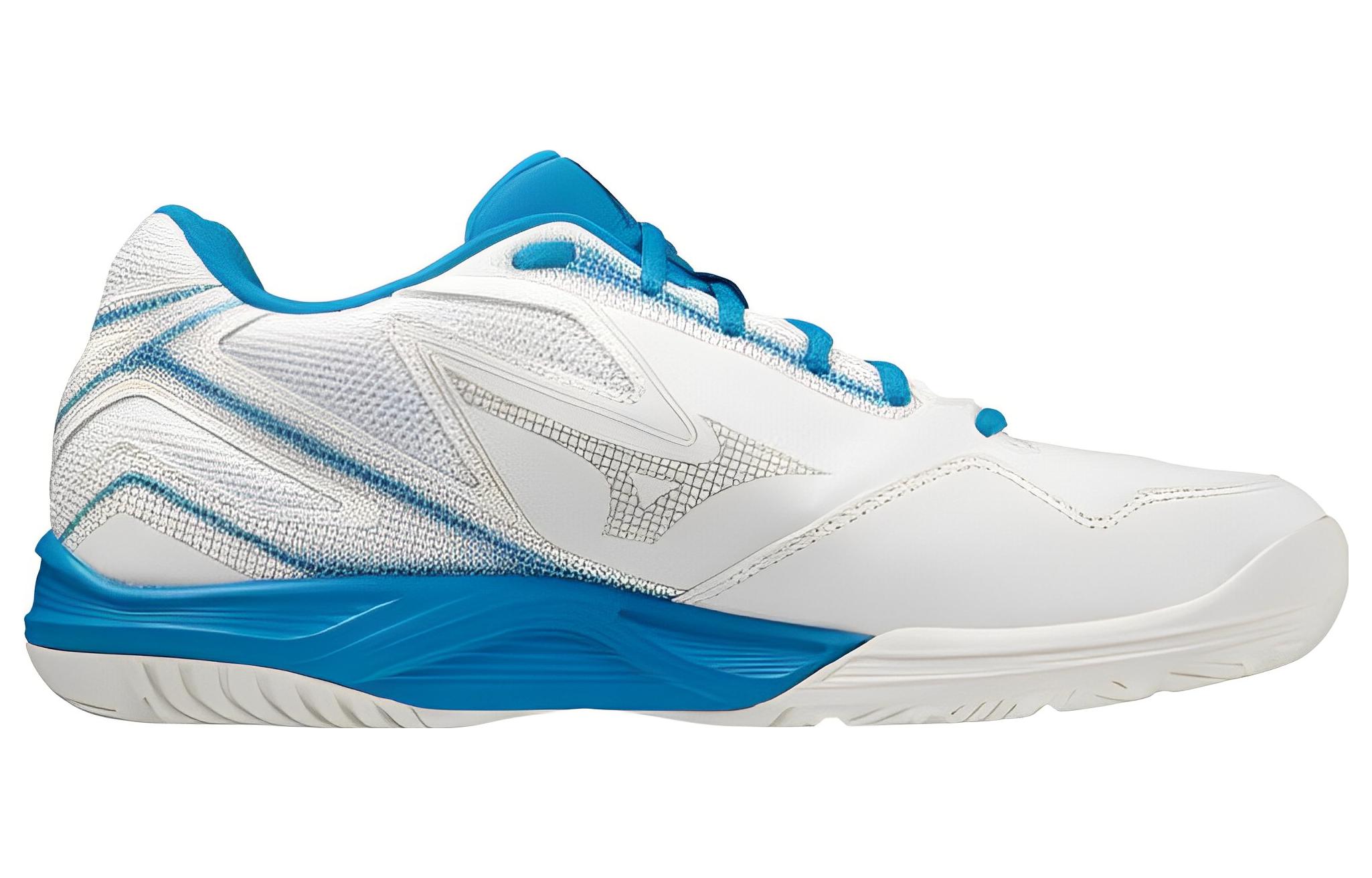 Order 미즈노 화이트 블루 로우탑 테니스화 (Mizuno White Blue Low-top Tennis Shoes) 61GA234025