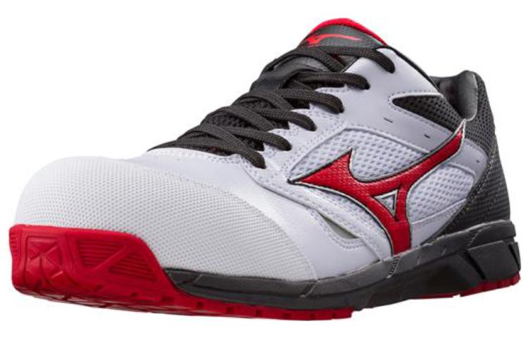 Order Mizuno LS Kasut Rendah 'Trend Selesa Putih Hitam Merah' C1GA170001