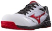 Order Mizuno LS Kasut Rendah 'Trend Selesa Putih Hitam Merah' C1GA170001
