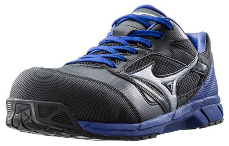 Order Mizuno LS Rendah 'Hitam Biru' C1GA170009