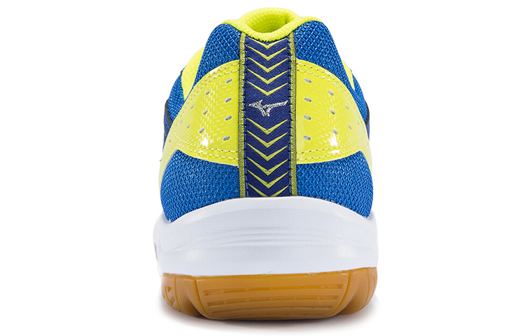 Shop Mizuno Male Sky Blaster Badminton shoes 'Blue Yellow' 71GA194503