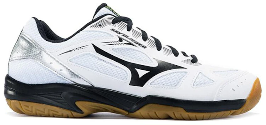 Mizuno Male Sky Blaster Badminton shoes 'White Black' 71GA194510 Order Mizuno Male Sky Blaster Badminton shoes 'White Black' 71GA194510
