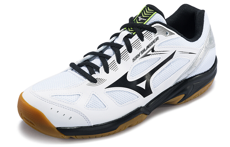 Lookbook Mizuno Male Sky Blaster Badminton shoes 'White Black' 71GA194510
