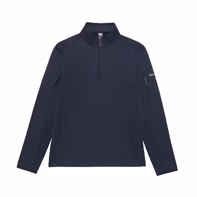 Mizuno MIGRANT Series Phantom Blue Casual Long-Sleeve Sweatshirt D2CA34M1