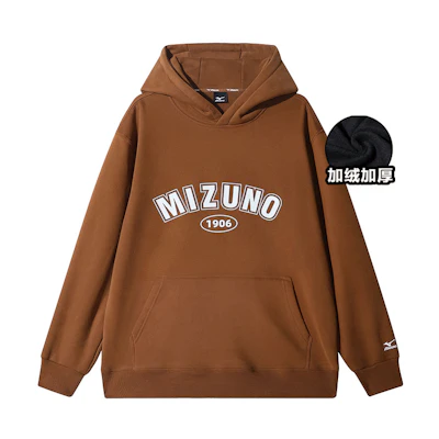 Mizuno Minimalist Outdoor Letter Print Fleece Hoodie Unisex A2CA2591