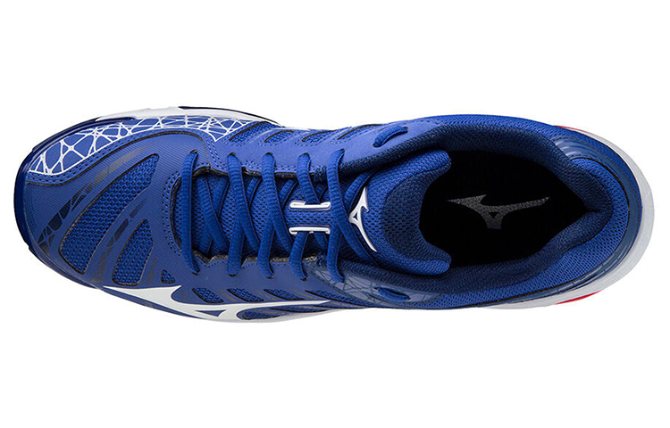 Lookbook Mizuno Wave Voltage 透氣耐磨防滑排球鞋 藍