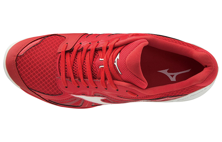 Lookbook Mizuno Mizono Wave Rider 25 Wide 'Red White' V1GA173001