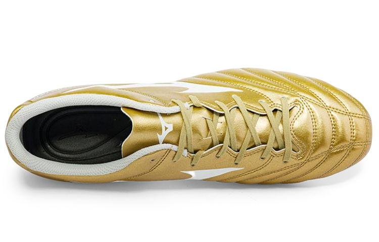 Shop Mizuno Monarcida Neo 2 Select Ag 人工草地 防滑耐磨 足球低筒鞋 金白