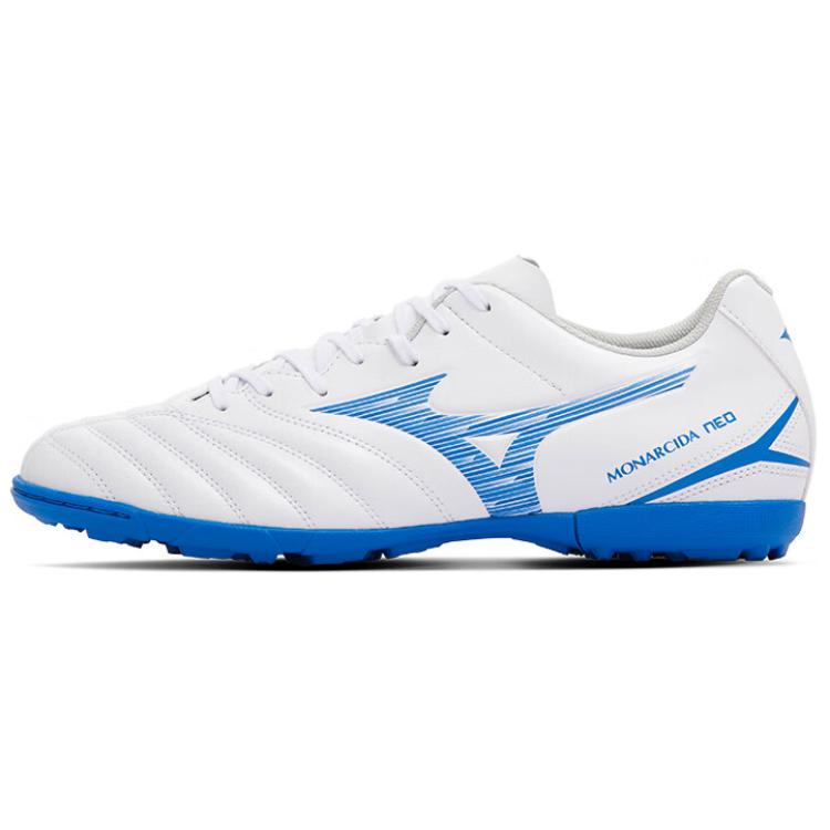Mizuno Monarcida Neo 3 Artificial Turf Soccer Shoes White/Blue Lightweight P1GD242525