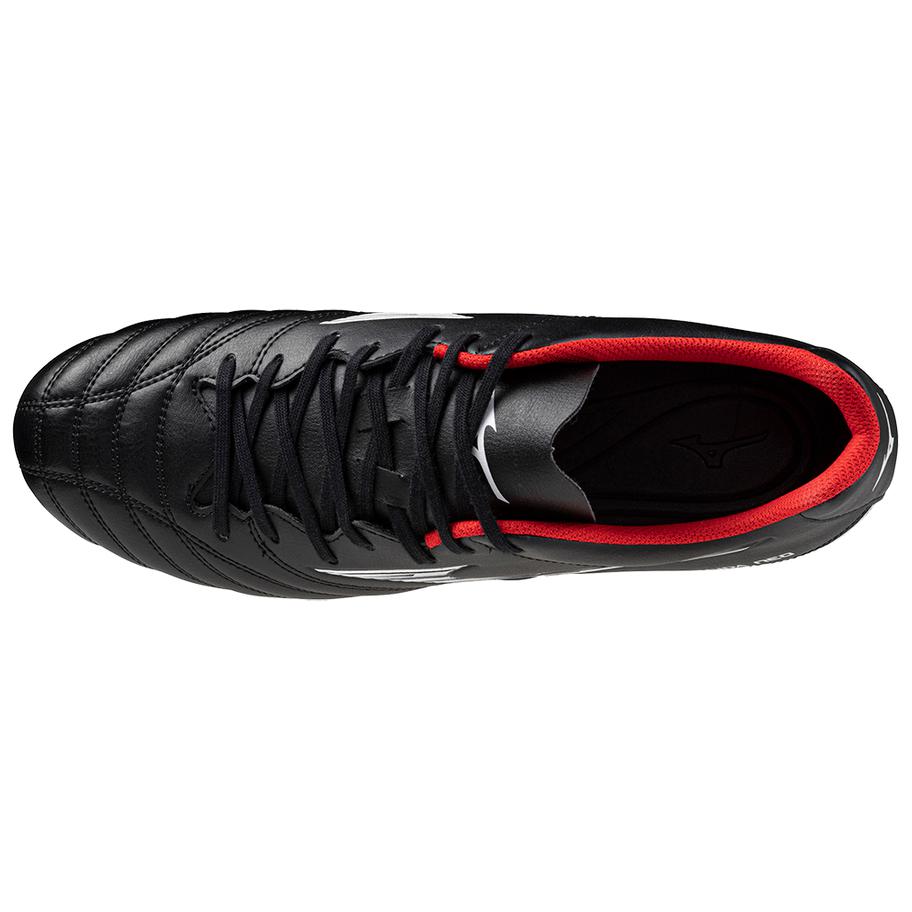 Lookbook 미즈노 모나르시다 네오 3 셀렉트 와이드 '블랙 화이트 레드' P1GA242501