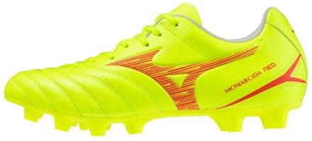 Mizuno Monarcida Neo 3 Select Wide 'Safety Yellow Fiery Coral 2' P1GA242545 Mizuno Monarcida Neo 3 Select Wide 'Safety Yellow Fiery Coral 2' P1GA242545