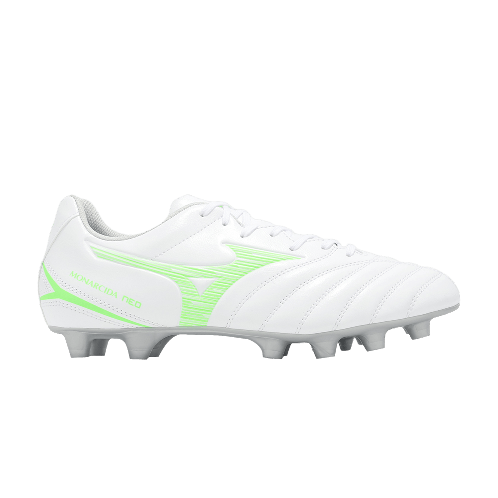 Buy Mizuno Monarcida Neo 3 Select Wide ''Putih Neon Hijau''. P1GA252537