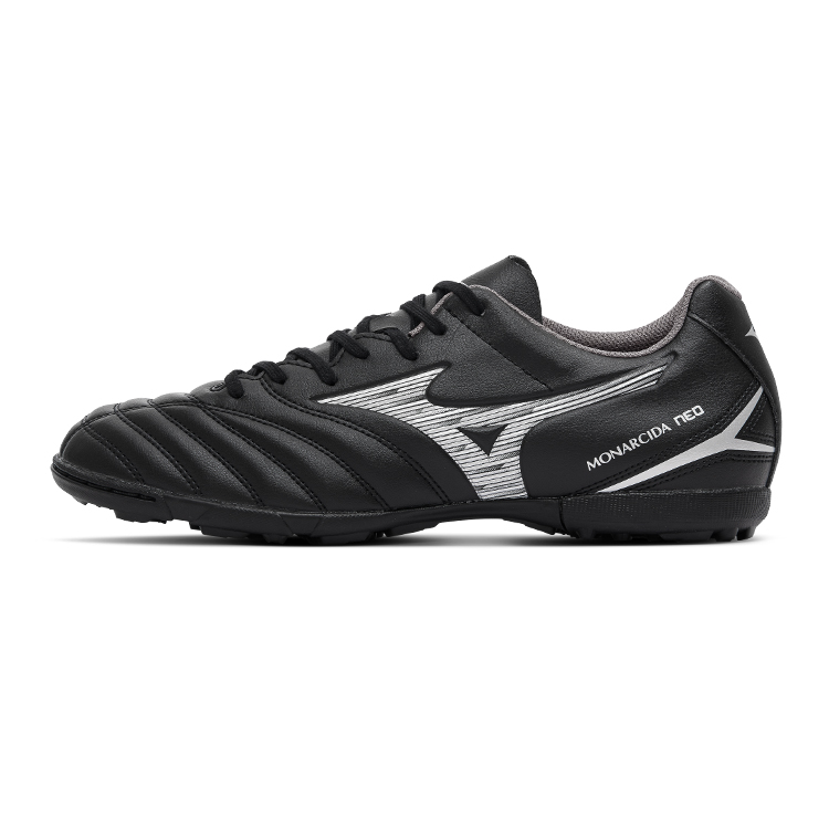 Mizuno Monarcida Neo 3 Turf Soccer Cleats Black/Silver Anti-Slip Durable. P1GD242503