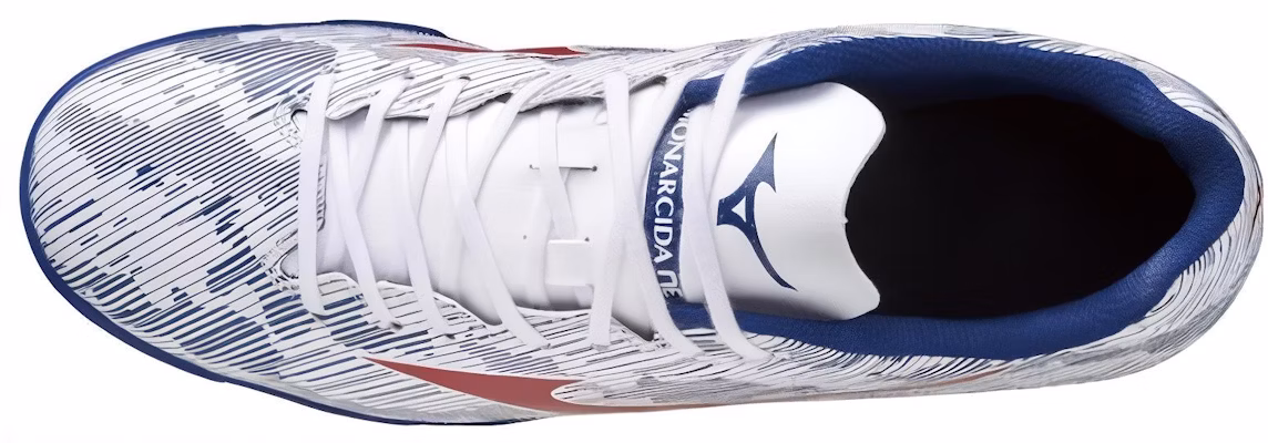 Mizuno Monarcida Neo Sala Club 'Artificial Turf Slip-Resistant White Blue' Q1GB212362 Lookbook Mizuno Monarcida Neo Sala Club 'Artificial Turf Slip-Resistant White Blue' Q1GB212362