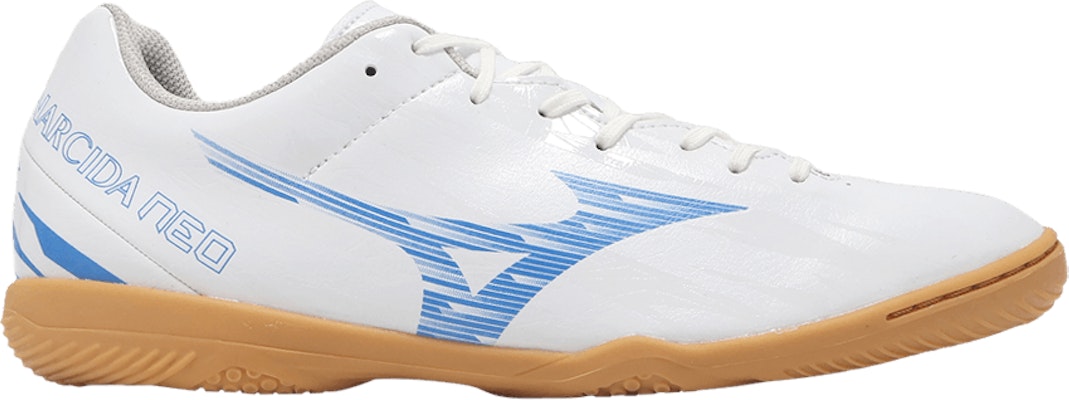 Mizuno Monarcida Neo Sala Club Wide 'White Laser Blue' Q1GA242825 Buy Mizuno Monarcida Neo Sala Club Wide 'White Laser Blue' Q1GA242825