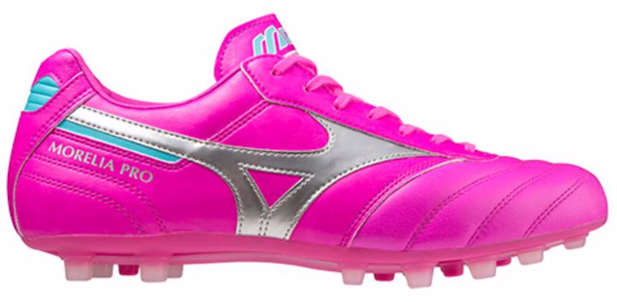 Mizuno Morelia 2 Pro Ag 人工草坪 防滑耐磨輕便 足球鞋 男款 粉 Lookbook Mizuno Morelia 2 Pro Ag 人工草坪 防滑耐磨輕便 足球鞋 男款 粉