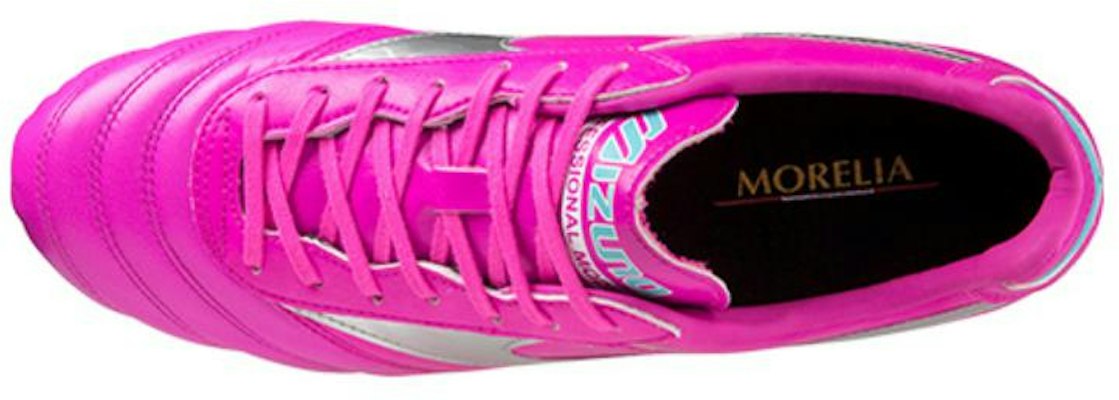 Mizuno Morelia 2 Pro Ag 人工草坪 防滑耐磨輕便 足球鞋 男款 粉 Shop Mizuno Morelia 2 Pro Ag 人工草坪 防滑耐磨輕便 足球鞋 男款 粉