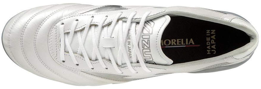 미즈노 모렐리아 DNA 재팬 Mx 축구화 '화이트 실버' P1GC221003 Lookbook 미즈노 모렐리아 DNA 재팬 Mx 축구화 '화이트 실버' P1GC221003