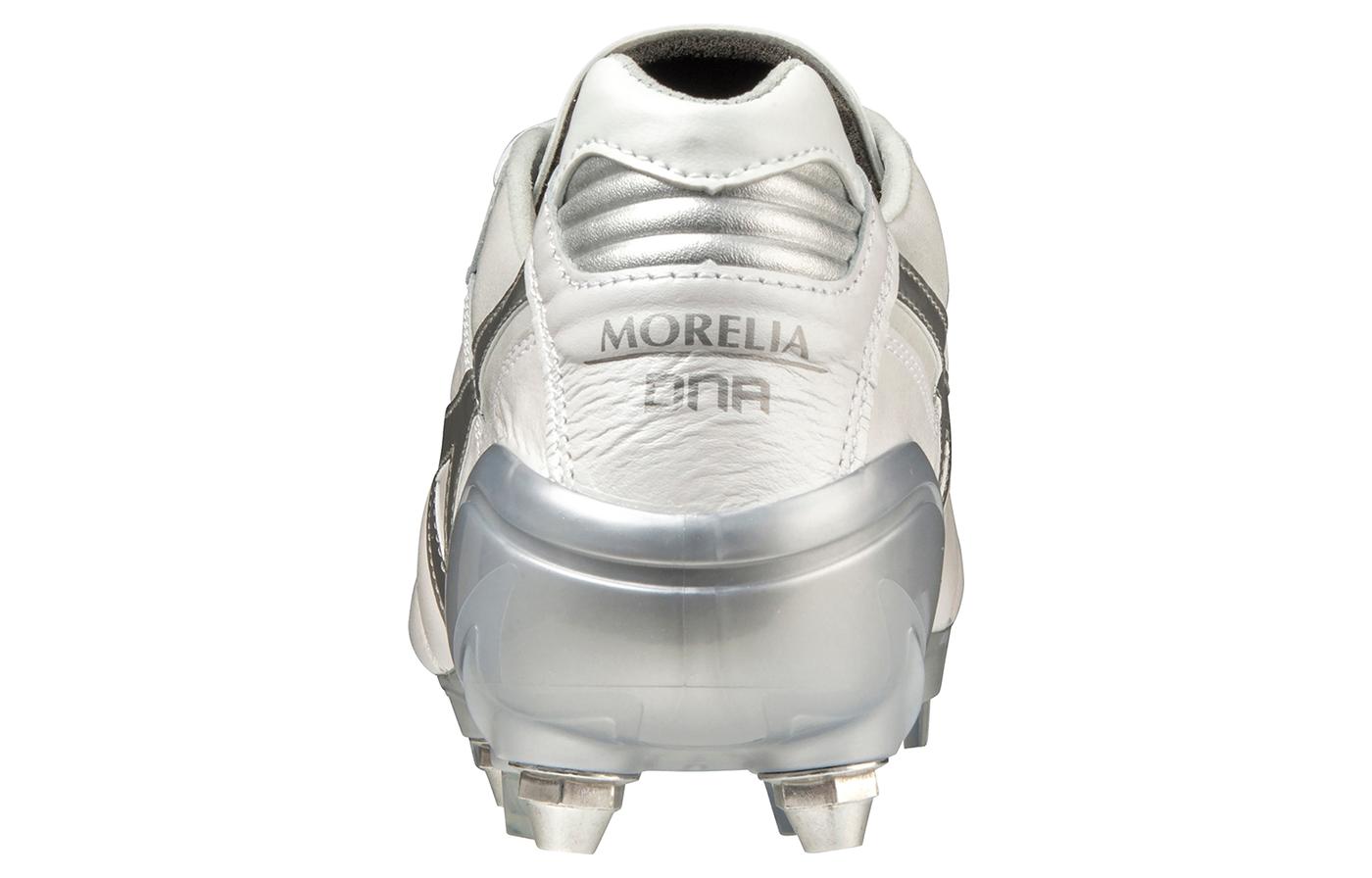 MIZUNO モレリア DNA ジャパン　ホワイト　シルバーホログラフィック モレリア DNA JAPAN ホワイト×シルバー | ゲキサカFCストア