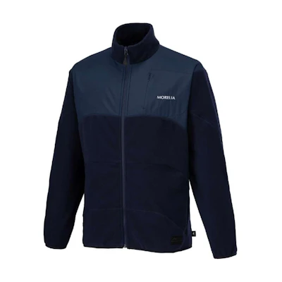 Mizuno Morelia FW24 Fleece Zip-Up Letter Print High Collar Jacket Unisex P2MCB555