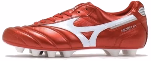 Mizuno Morelia II Elite MD 'Risk Red White' P1GA221260 Mizuno Morelia II Elite MD 'Risk Red White' P1GA221260