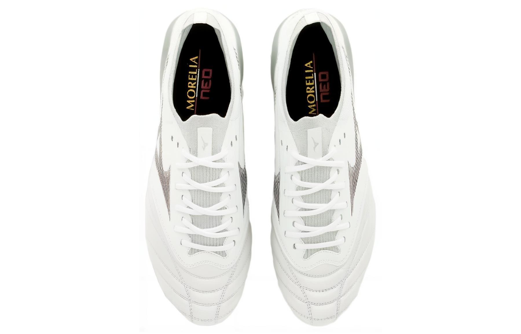 Lookbook 美津濃 Morelia Neo 3 人造草坪 減震防滑耐磨 足球鞋 男款 白紫