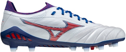 美津浓 Morelia Neo 3 Beta 日本版 '白色高危红蓝' P1GA219062 Order 美津浓 Morelia Neo 3 Beta 日本版 '白色高危红蓝' P1GA219062