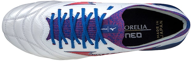 美津浓 Morelia Neo 3 Beta 日本版 '白色高危红蓝' P1GA219062 Lookbook 美津浓 Morelia Neo 3 Beta 日本版 '白色高危红蓝' P1GA219062