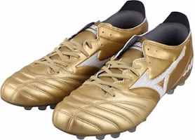 Lookbook 美津濃 Morelia Neo 3 Pro AG 防滑耐磨 足球鞋 男款 金色