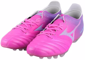 Lookbook Mizuno Morelia Neo 3 Pro AG 人造草地 防滑耐磨 足球鞋 男款 粉紫色