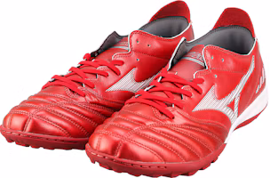 Shop Mizuno Morelia Neo 3 Pro AS 減震防滑耐磨 足球鞋 紅白