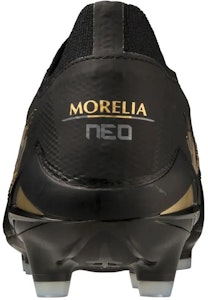 Mizuno Morelia Neo 舒適 AG(膠質短釘)防滑耐磨 足球鞋 男女同款 黑金 Shop Mizuno Morelia Neo 舒適 AG(膠質短釘)防滑耐磨 足球鞋 男女同款 黑金