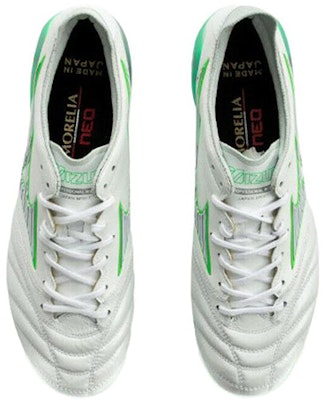 미즈노 모렐리아 네오 III 화이트 그린 (Mizuno Morelia Neo III 화이트 그린) P1GA228037 Lookbook 미즈노 모렐리아 네오 III 화이트 그린 (Mizuno Morelia Neo III 화이트 그린) P1GA228037