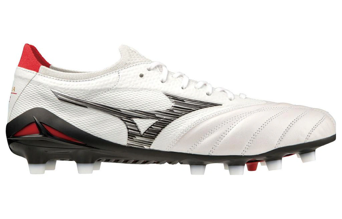 Mizuno Morelia Neo III Made in Japan FG 'White Black Red'