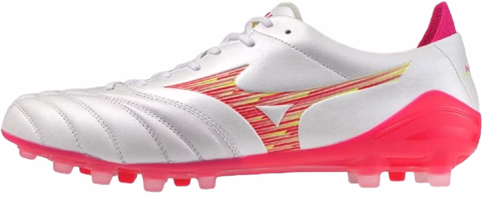Mizuno MORELIA NEO IV ELITE AG White/Pink Lightweight Soccer Cleats P1GA263364 Buy Mizuno MORELIA NEO IV ELITE AG White/Pink Lightweight Soccer Cleats P1GA263364