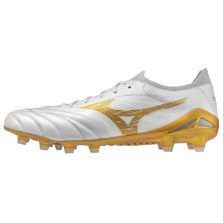 Mizuno Morelia Neo 4 Elite White Kangaroo Leather Soccer Cleats for Men P1GA264250