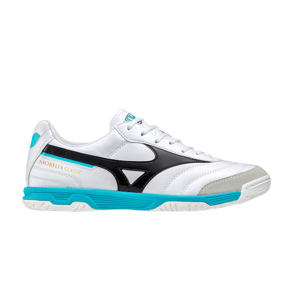 Mizuno Morelia Sala Classic IN 'White Black Aqua' Q1GA220209