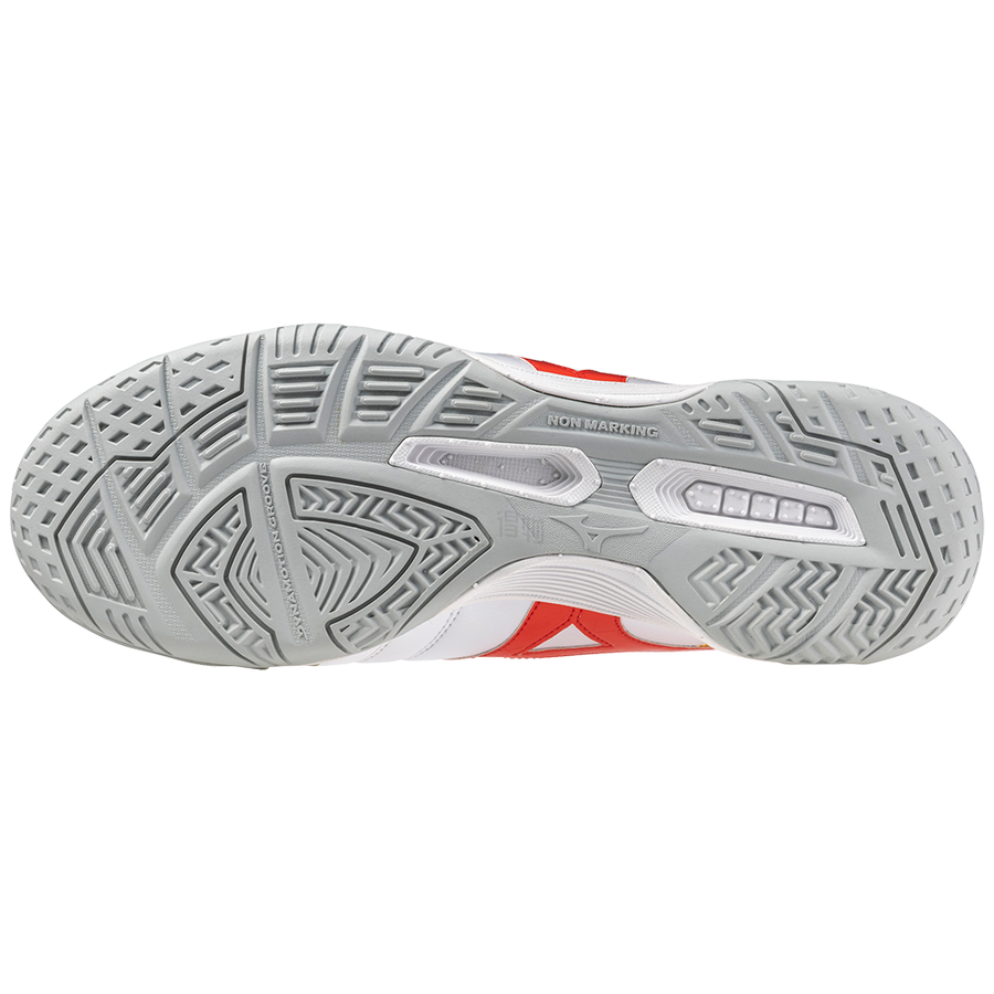 Shop Mizuno Morelia Sala Classic IN 'White Radiant Red' Q1GA240291