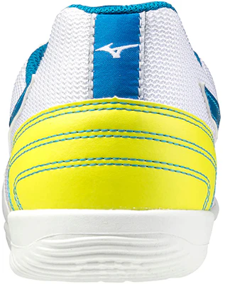Mizuno Morelia Sala Club Low Top Volleyballschuhe Weiß Blau Gelb Leicht Q1GA200324 Lookbook Mizuno Morelia Sala Club Low Top Volleyballschuhe Weiß Blau Gelb Leicht Q1GA200324