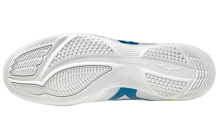 Shop Mizuno Morelia Sala Club 減震防滑耐磨 低筒 排球鞋 白藍黃