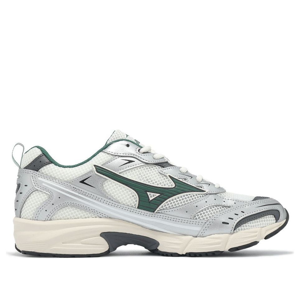 Lookbook Mizuno MXR ''Bianco Neve Verde Bistro Argento'' D1GA245111