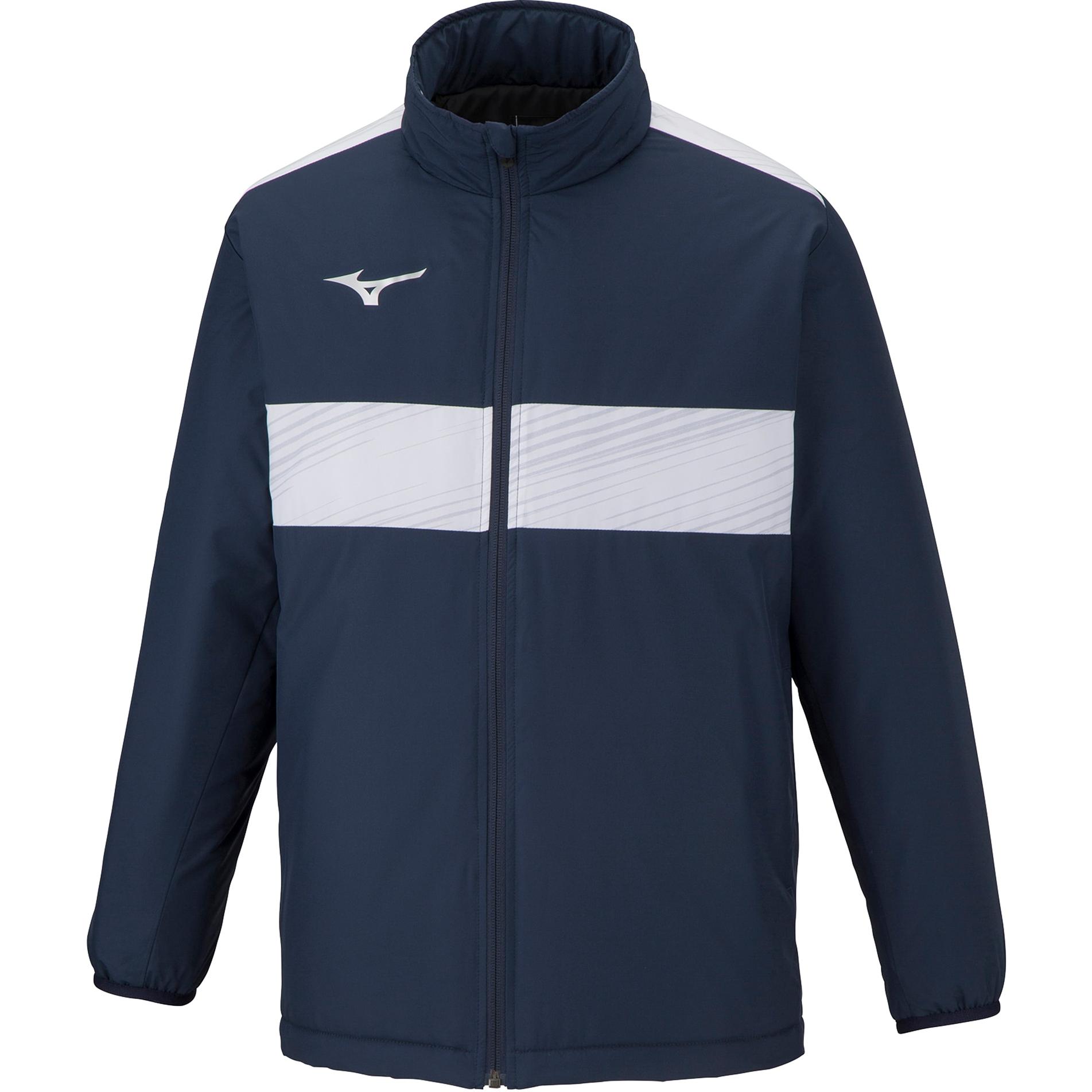 Mizuno Navy Blue Colorblock Zip-Up Loose Jacket P2ME2690-14