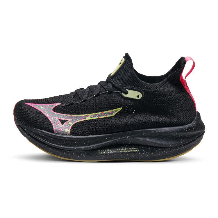 Mizuno Neo Vista Y2K Retro Running Shoes Black Breathable & Durable. J1GC243403