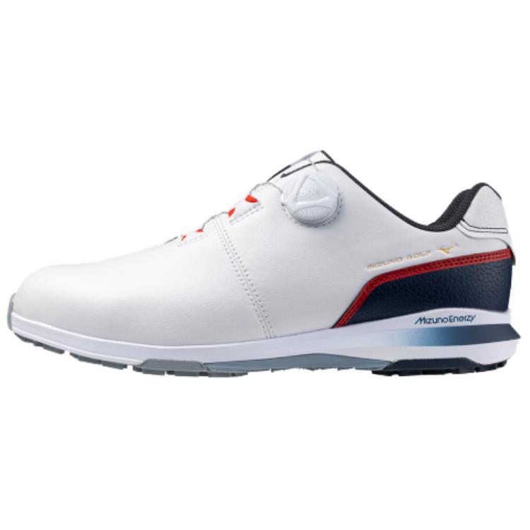 Mizuno Nexlite Enerzy BOA 4E Wide 'White Navy' 51GQ245062