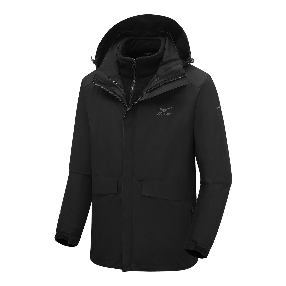 Mizuno Outdoor 3-in-1 Waterproof Windproof Detachable Fleece Jacket Unisex. A2CE2634